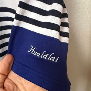 Ralph Lauren Black and White Striped Polo Shirt